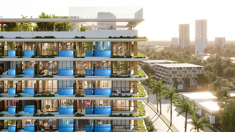 Samana Park Meadows by Samana Developers — off plan in Dubai Land Residence Complex (DLRC)
