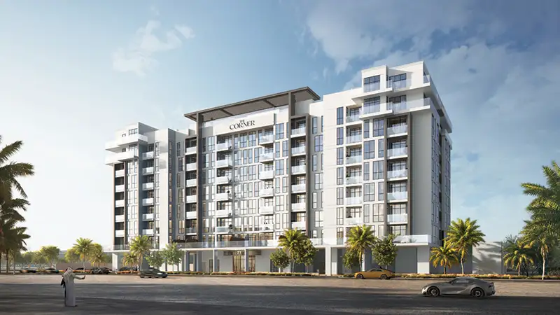 The Corner at DLRC by Arabian Gulf Properties — off plan in Dubai Land Residence Complex (DLRC)