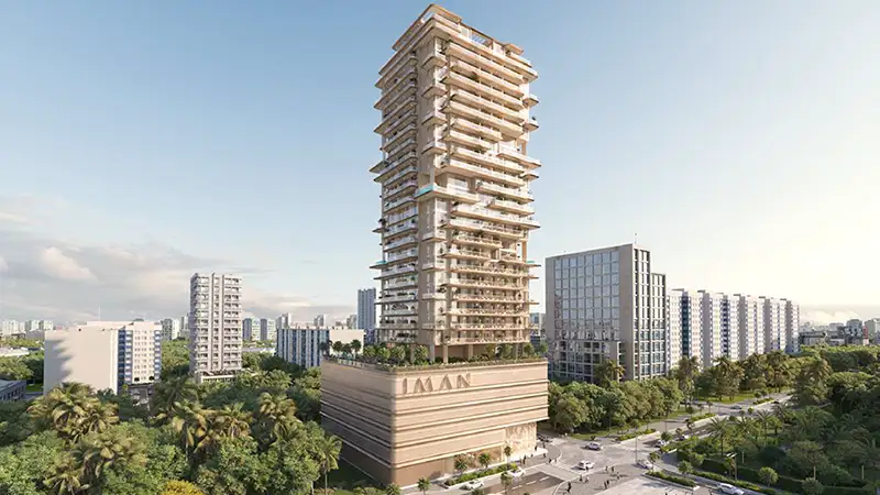One Park Square by Iman by Iman Developers — off plan in Jumeirah Village Circle
