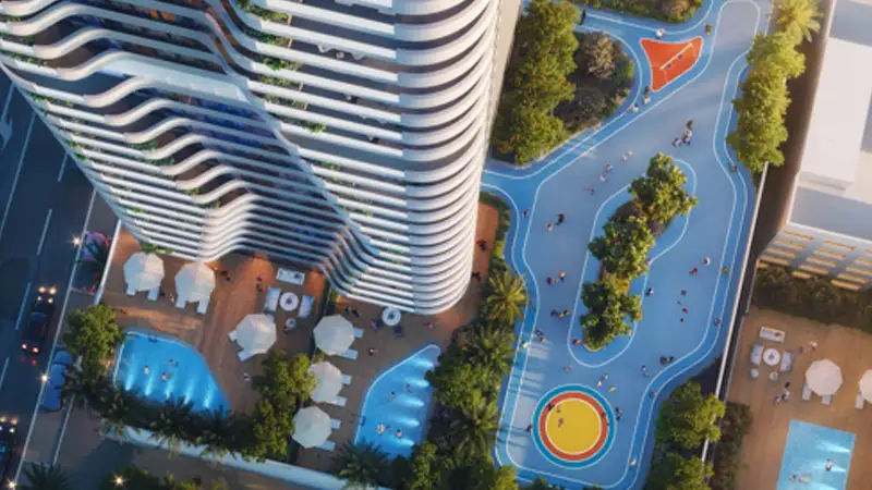 Azha Millennium Residences at JVT by Emirates Properties — off plan in Jumeirah Village Triangle