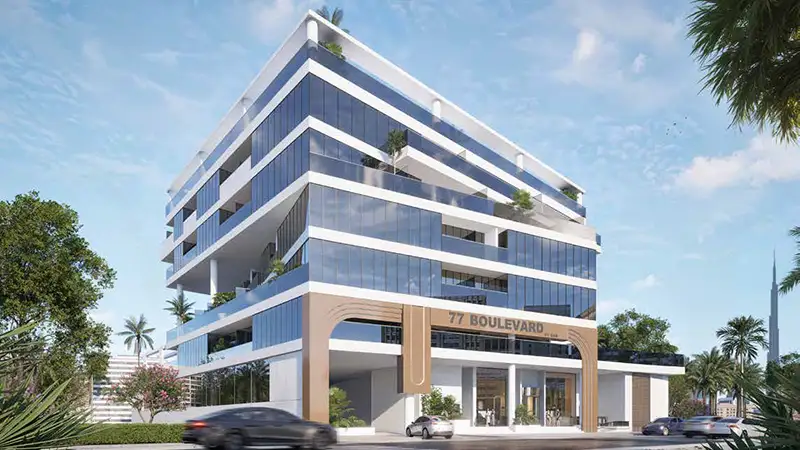 77 Boulevard at JVC by Bam Development — off plan in Jumeirah Village Circle