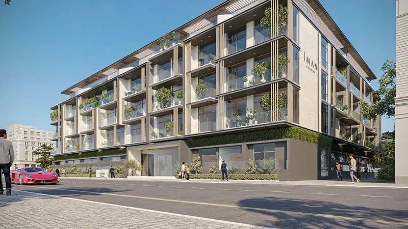 Oxford Terraces 2 by Iman by Iman Developers — off plan in Jumeirah Village Circle