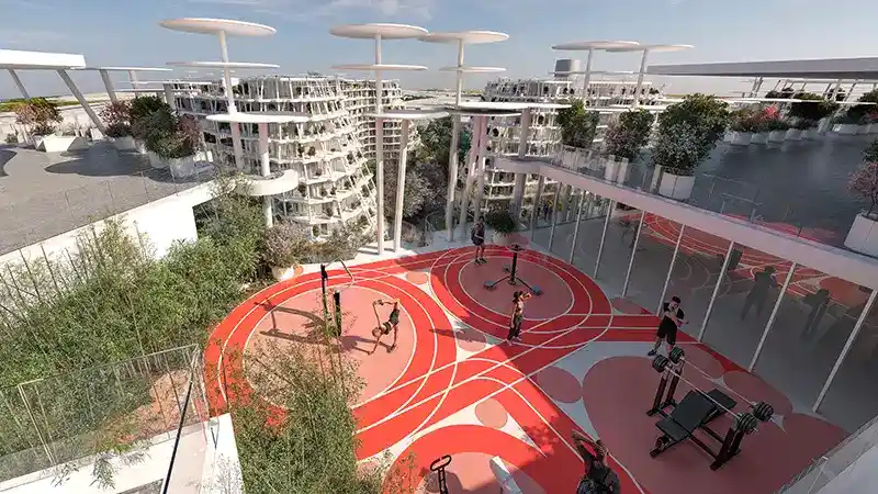 Sakura Gardens by HRE Development — off plan in Falconcity of Wonders