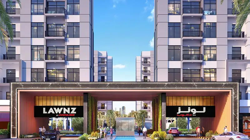 Lawnz Apartments by Danube Properties — off plan in Dubai International City