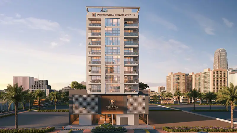 Purvanchal Triana Residences by Purvanchal Developers — off plan in Jumeirah Garden City