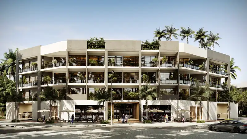 Lateral One by Aqua Properties — off plan in Dubai Land Residence Complex (DLRC)
