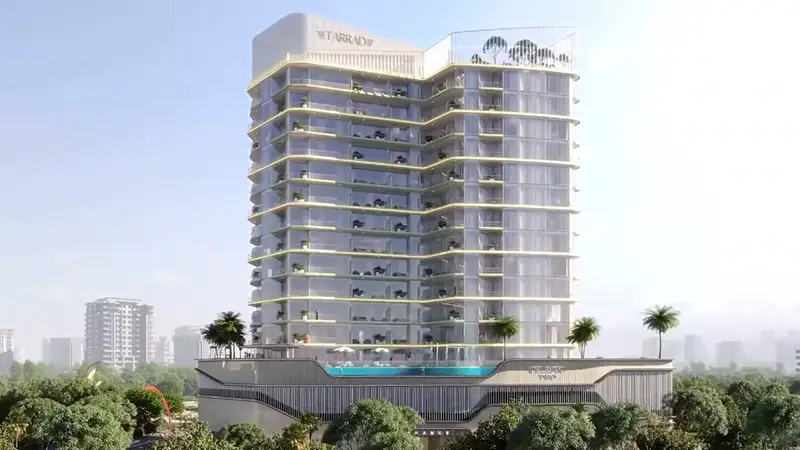 Celesto Tower 2 by Tarrad Development — off plan in Dubai Land Residence Complex (DLRC)
