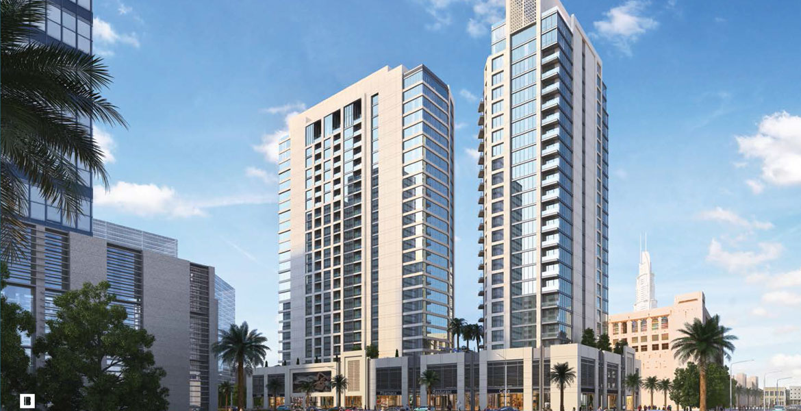 Bellevue Towers by Dubai Properties — off plan in Downtown Dubai