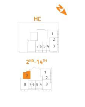 Milano Boutique Suites floor plan 2