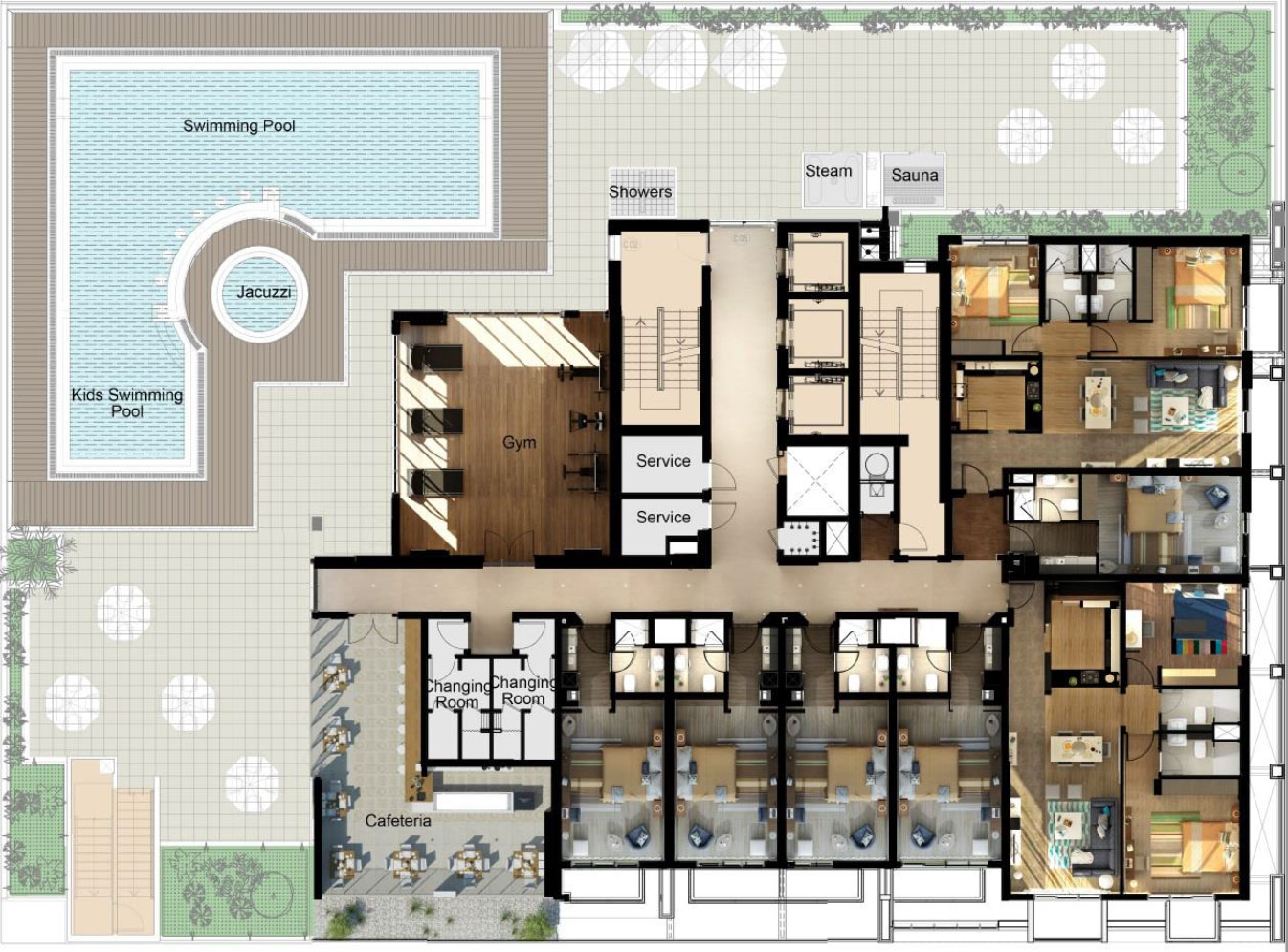 Milano Boutique Suites floor plan 3