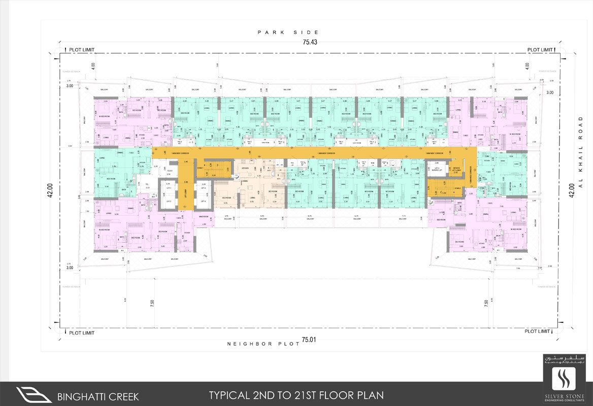Binghatti Creek floor plan 1