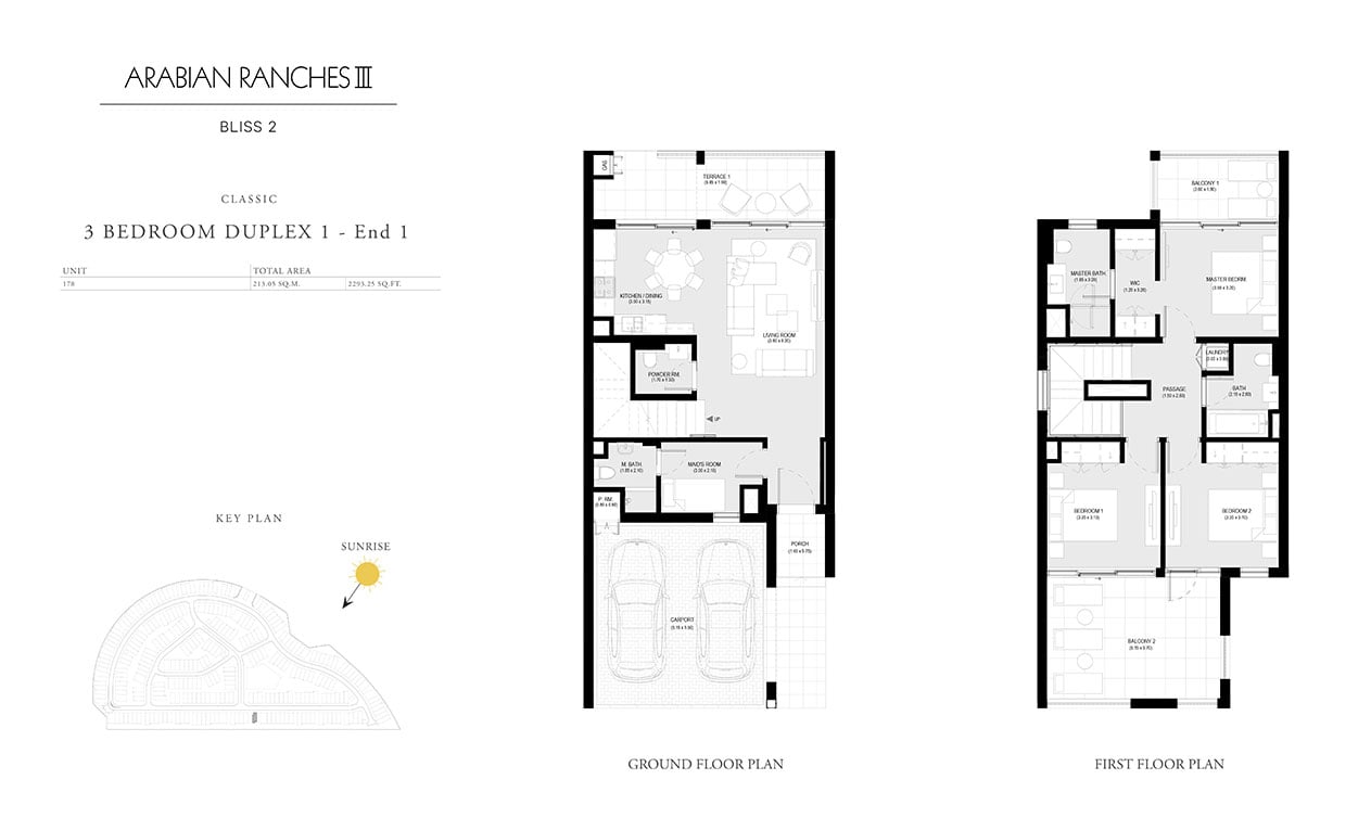 Bliss 2 at Arabian Ranches 3 floor plan 1