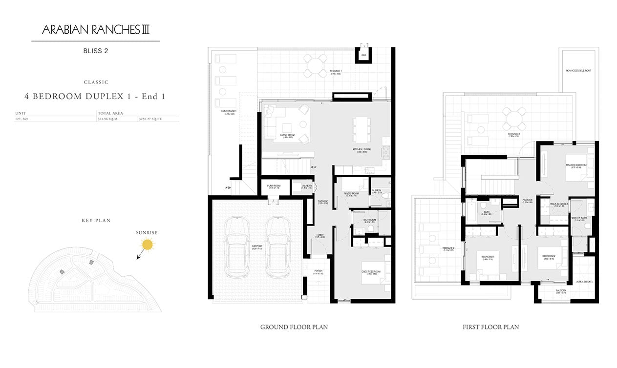 Bliss 2 at Arabian Ranches 3 floor plan 2