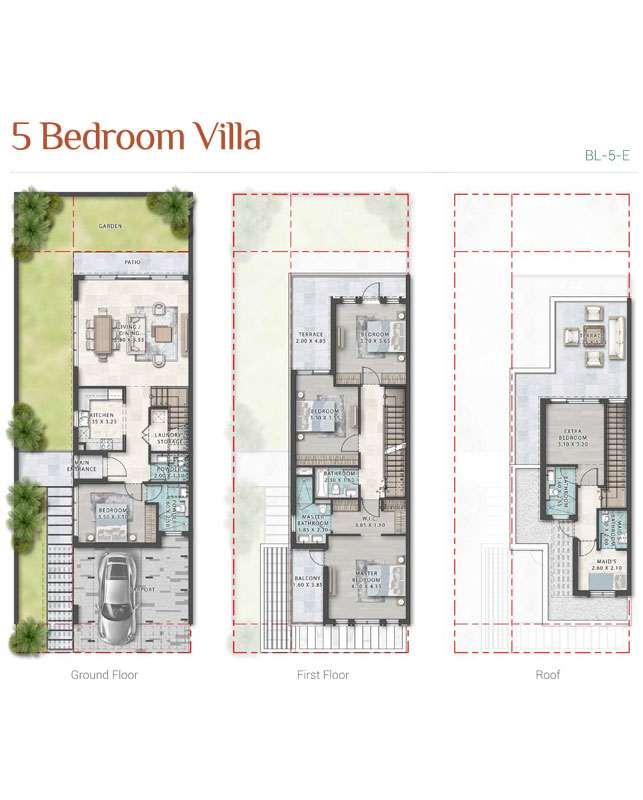Portofino at Damac Lagoons floor plan 3