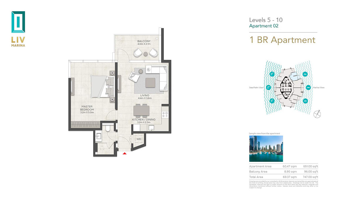 LIV Marina floor plan 2