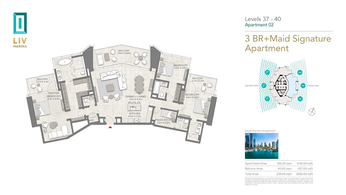 LIV Marina floor plan 6