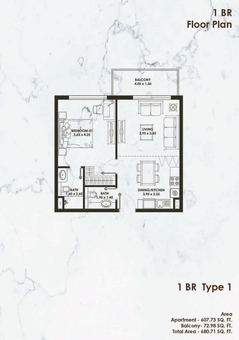 Pearlz Apartments floor plan 2