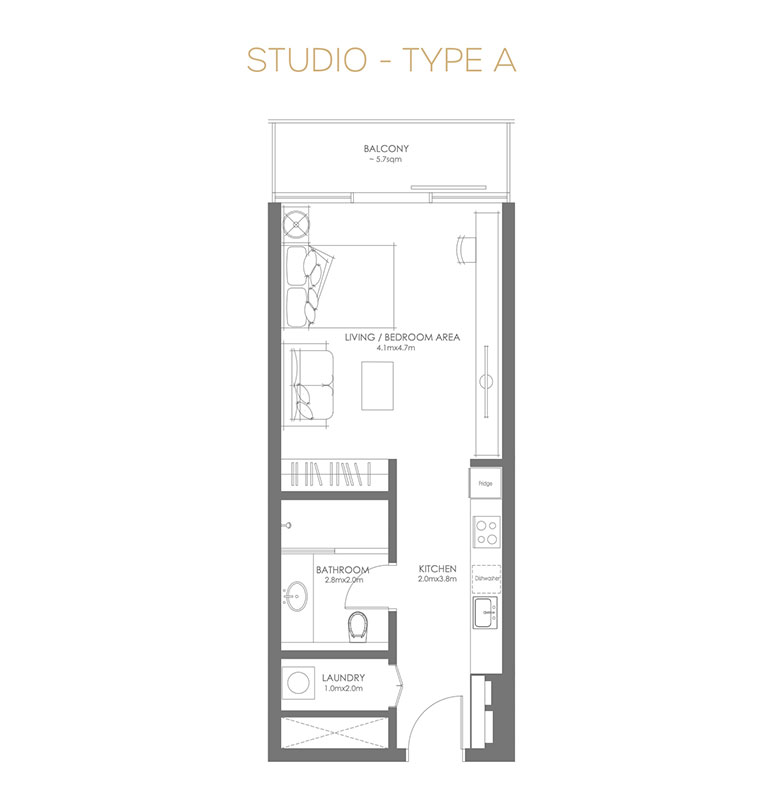 Louvre Abu Dhabi Residences floor plan 1