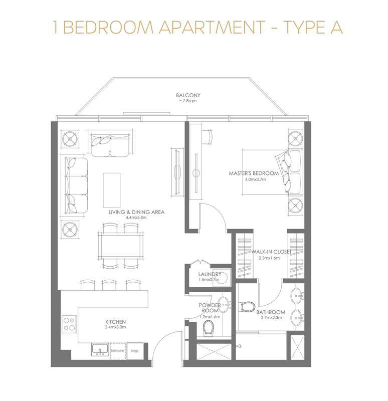 Louvre Abu Dhabi Residences floor plan 2