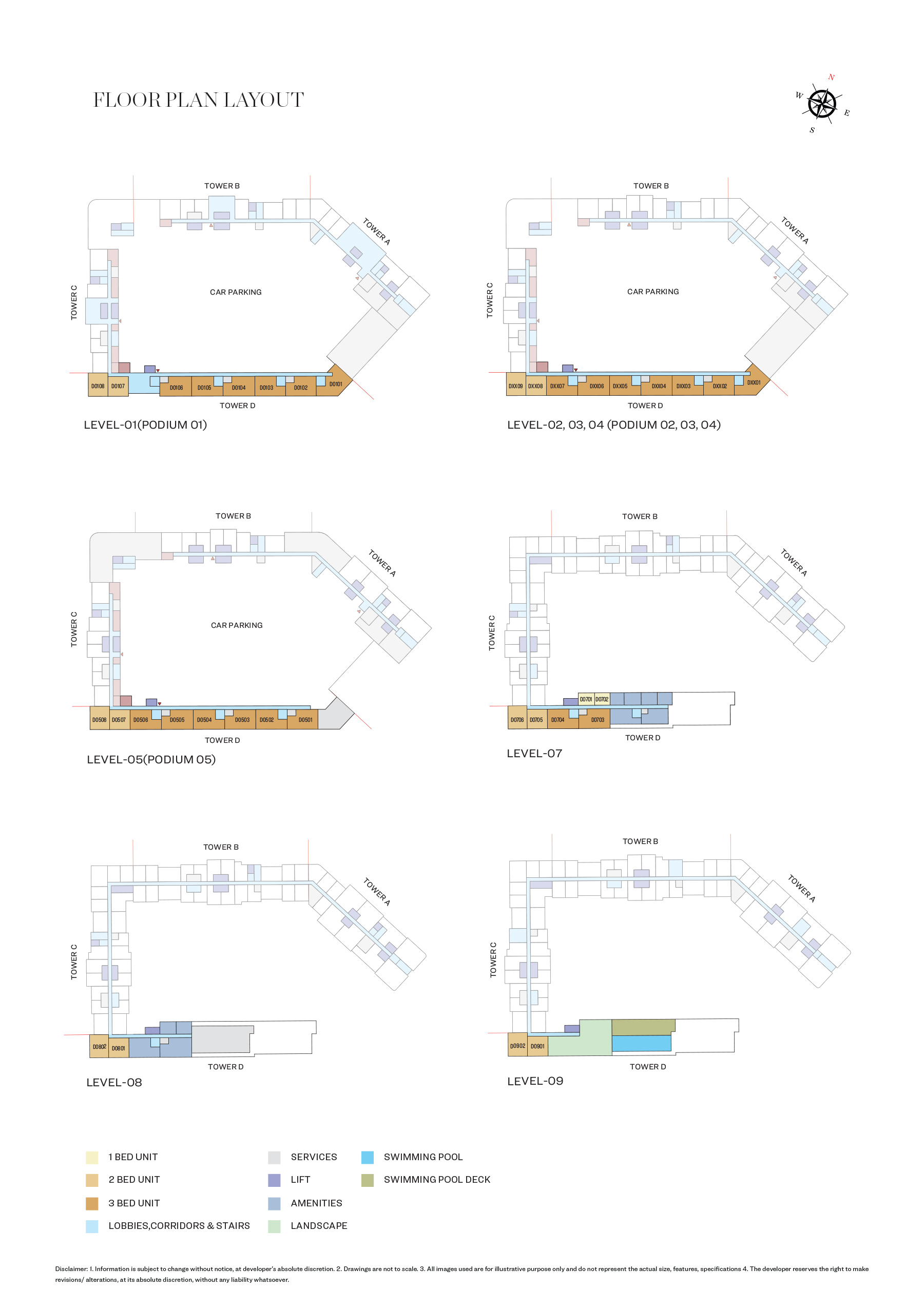 The Crest Tower D floor plan 2