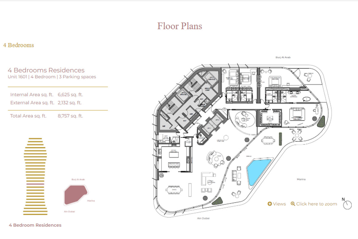 Ava at Palm floor plan 2