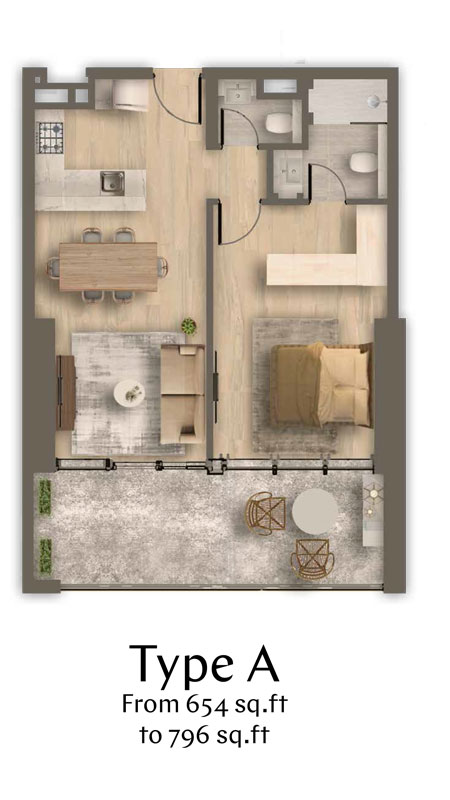 Ahad Residences floor plan 2