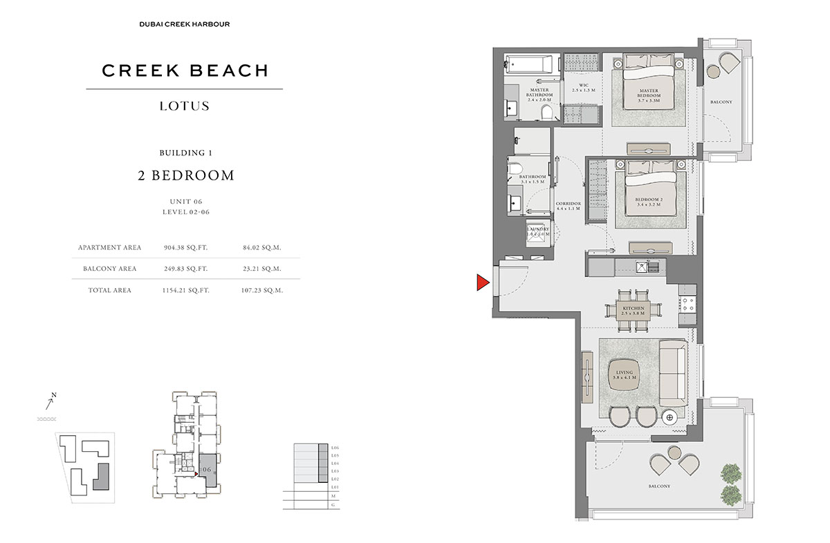 Lotus at Creek Beach floor plan 3