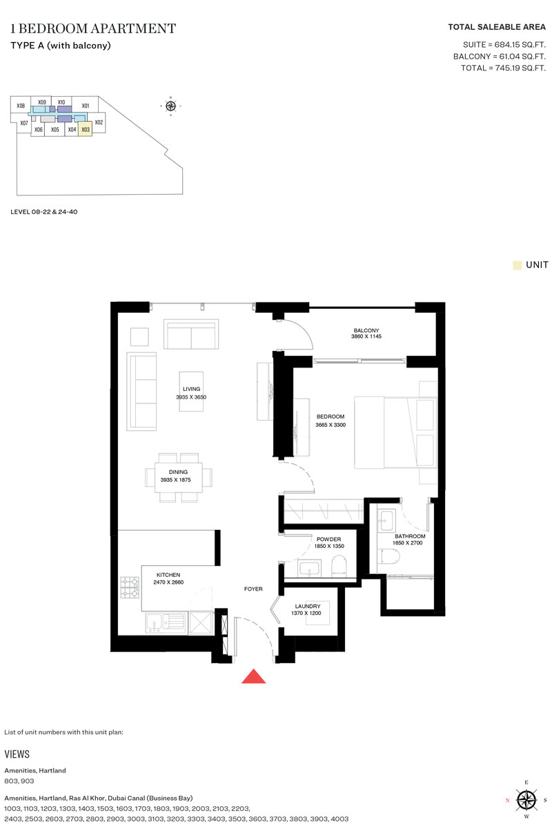Sobha Creek Vistas Grande floor plan 1