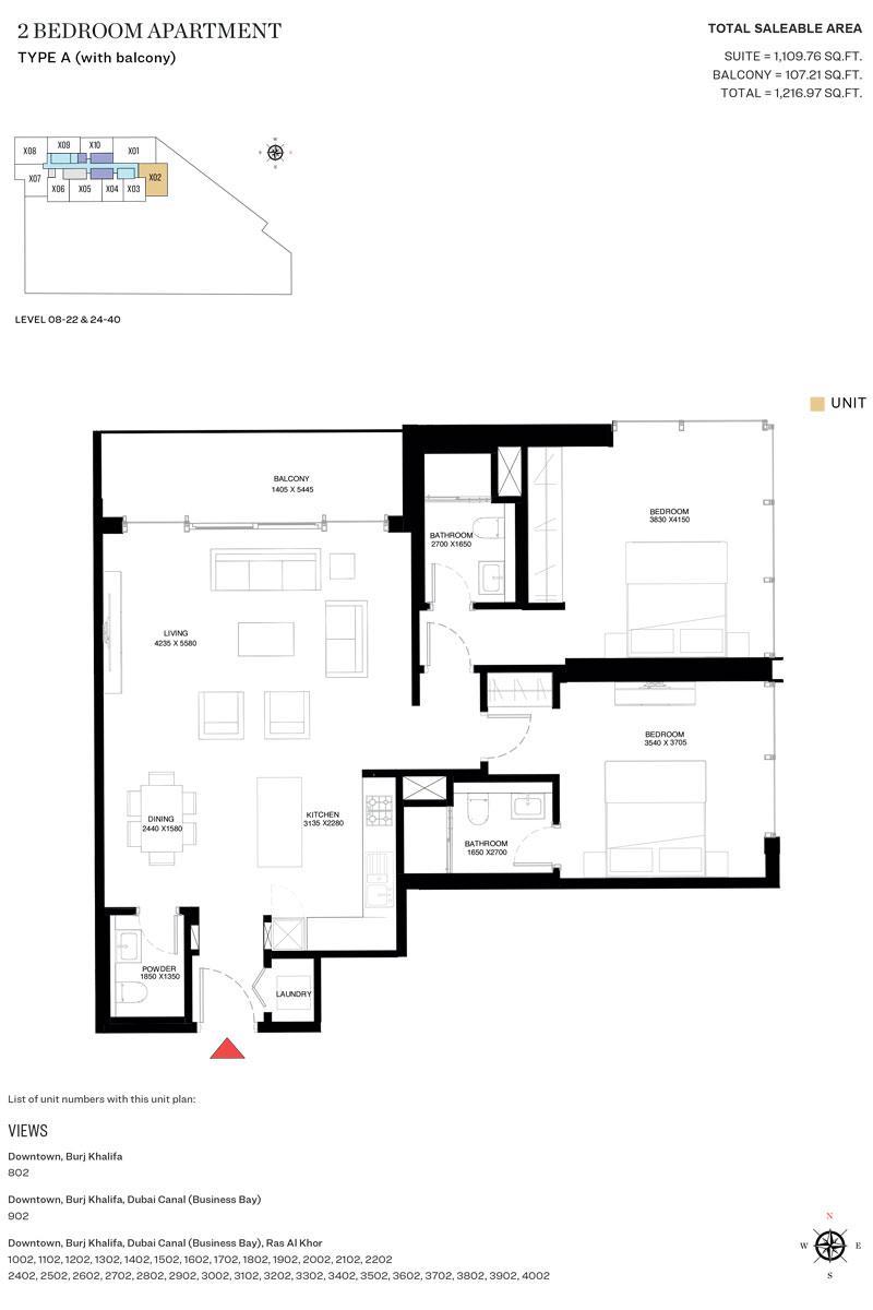 Sobha Creek Vistas Grande floor plan 2