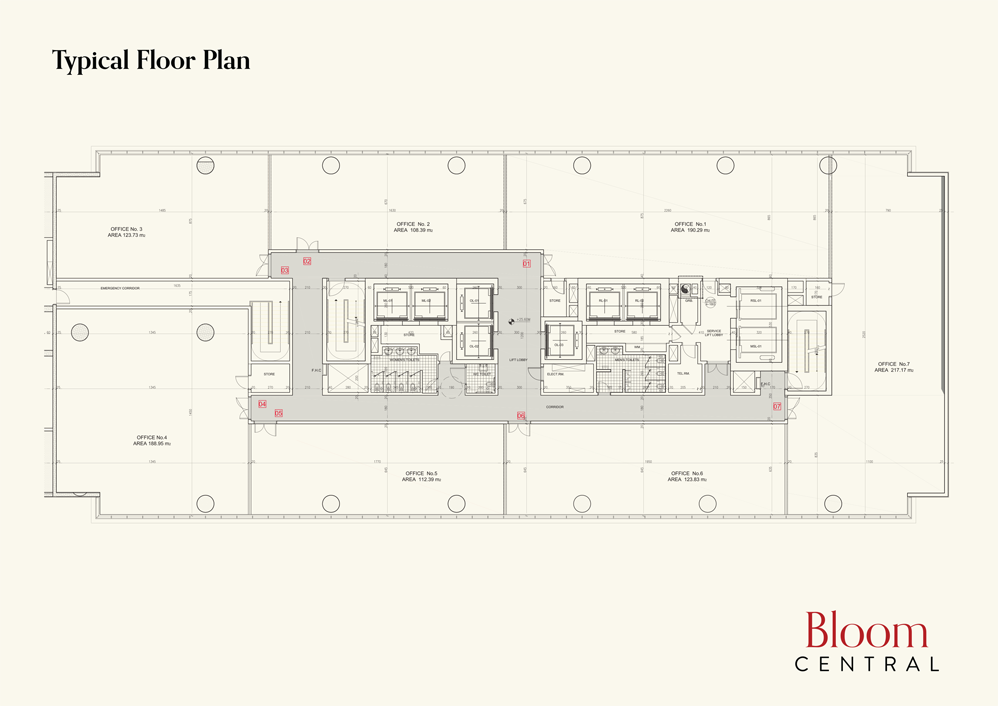 Bloom Central floor plan 1