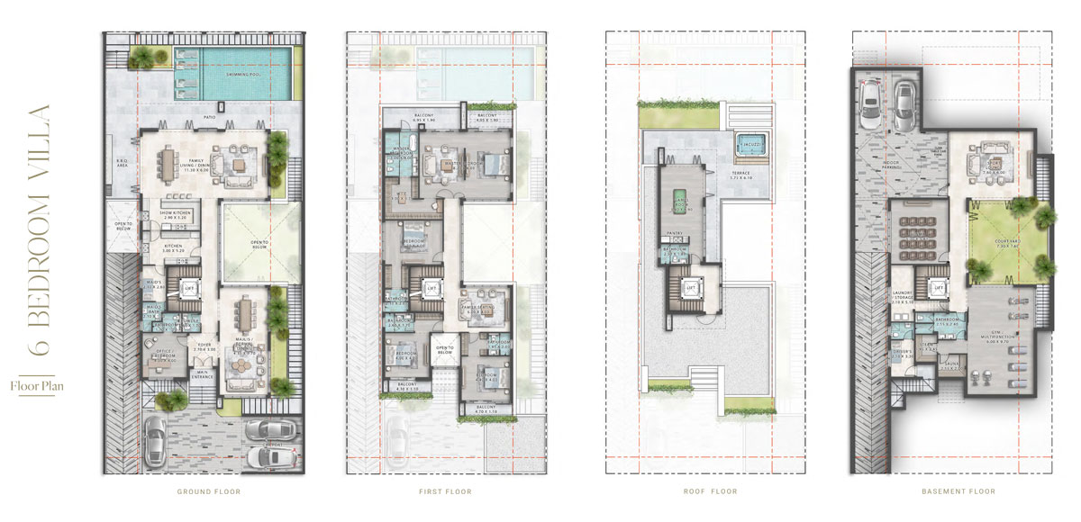 Cavalli Estates floor plan 1