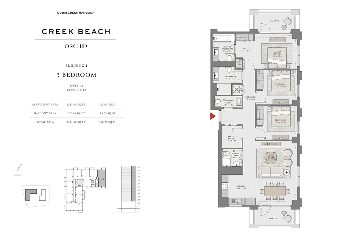 Orchid at Creek Beach floor plan 3