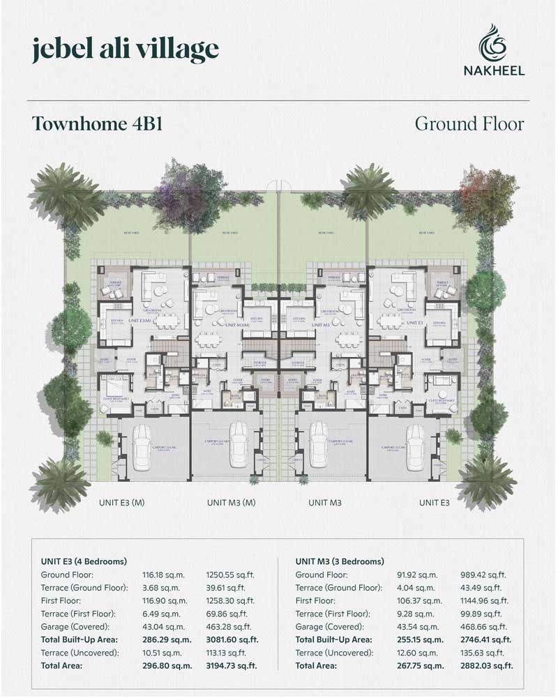 Jebel Ali Village Townhouses Phase 2 floor plan 1