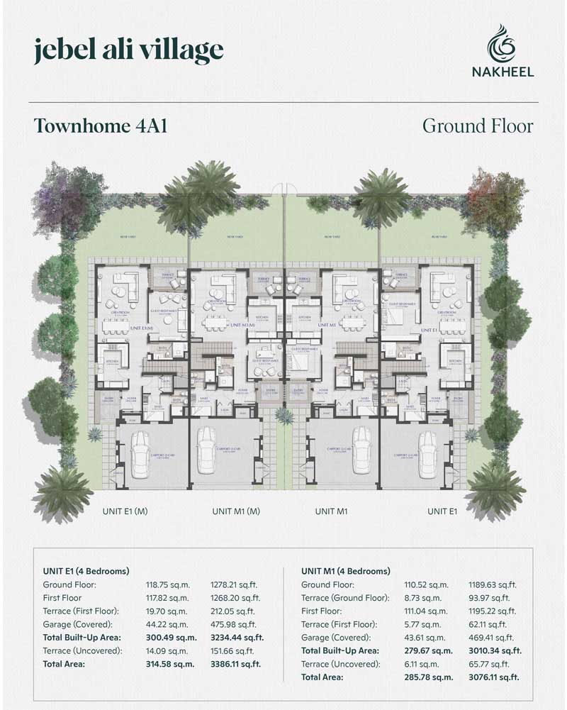 Jebel Ali Village Townhouses Phase 2 floor plan 2