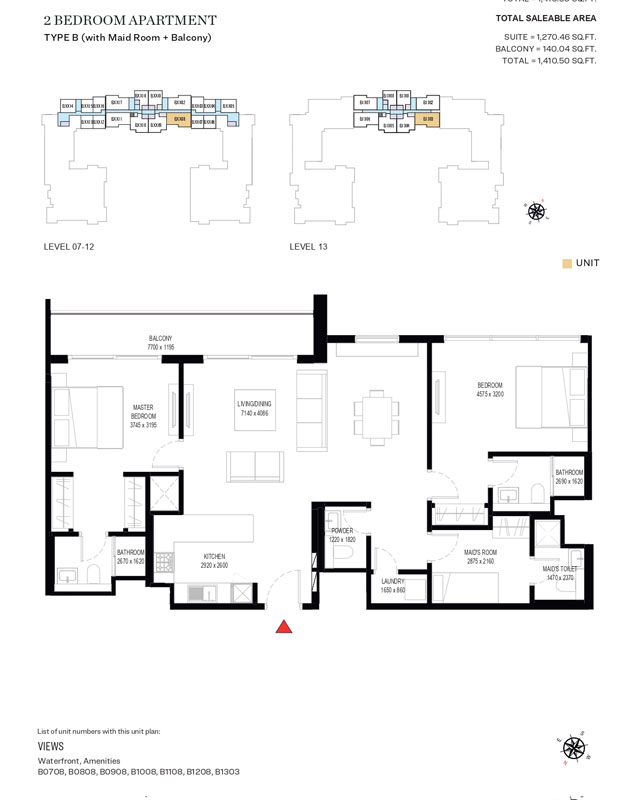 Crest Grande Tower B floor plan 3