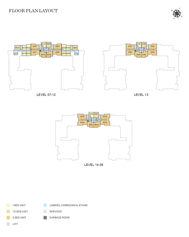 Crest Grande Tower B floor plan 2