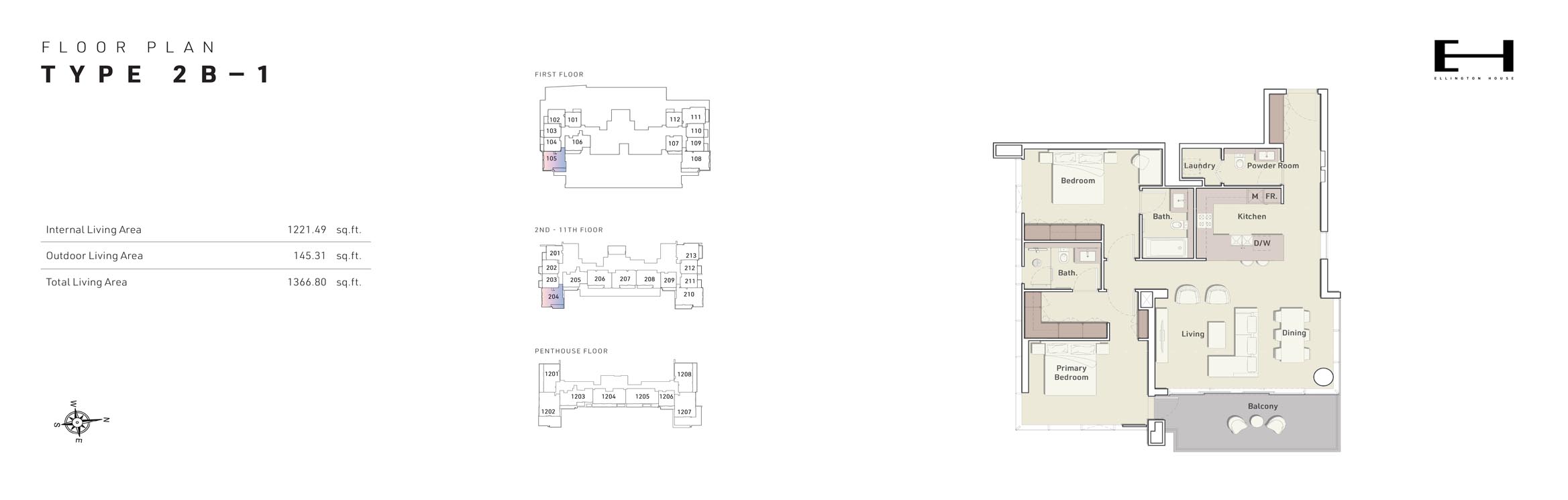 Ellington House floor plan 4