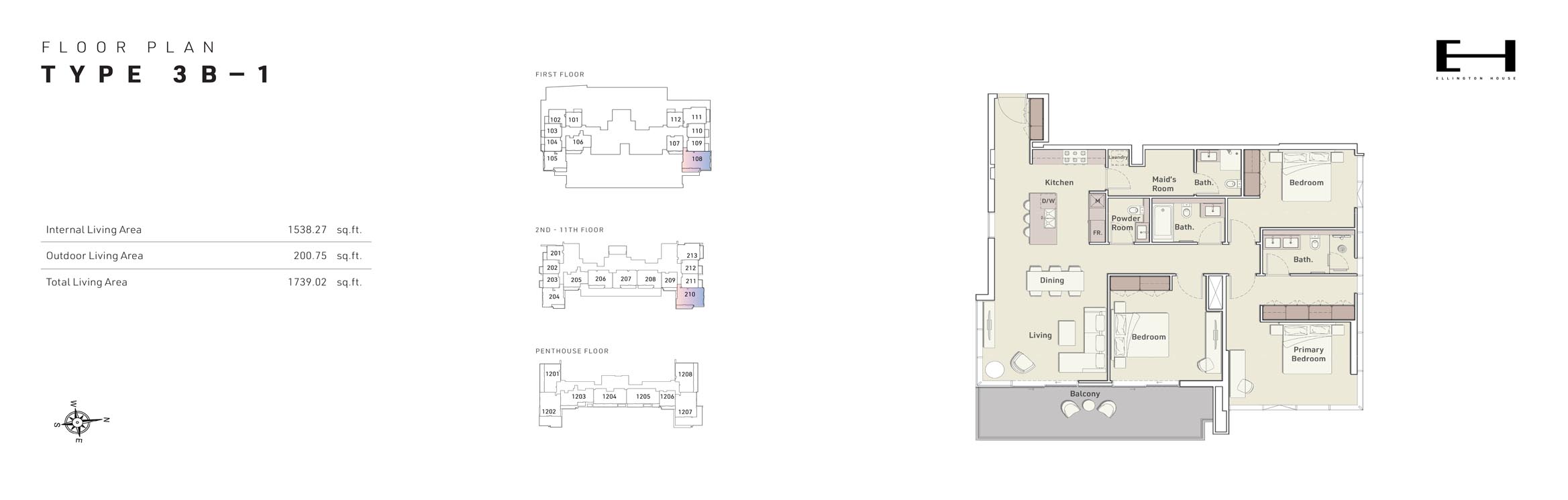 Ellington House floor plan 5