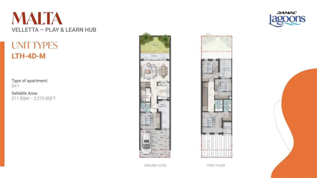 Malta Townhouses floor plan 1