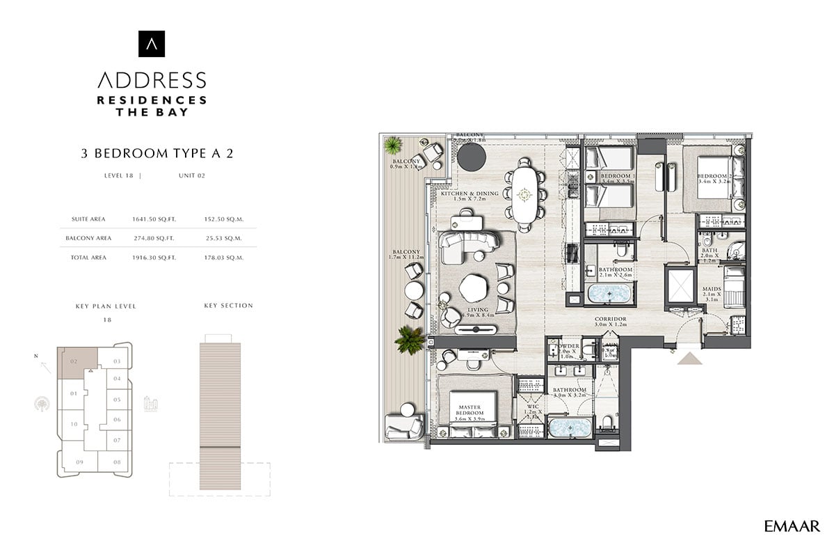 Address Residences The Bay floor plan 4