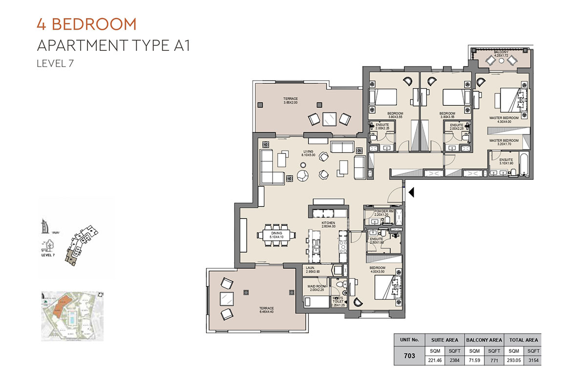 MJL Al Jazi floor plan 4