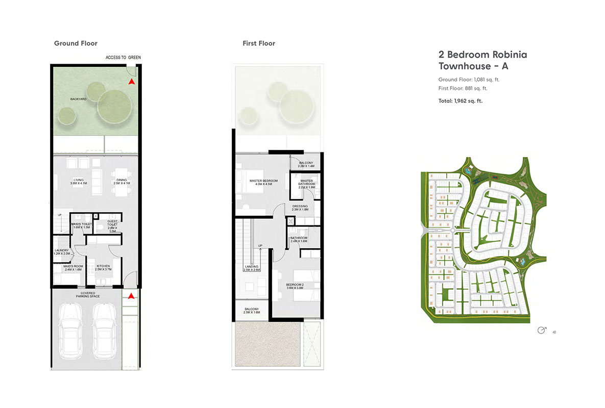 Masaar Robinia floor plan 1
