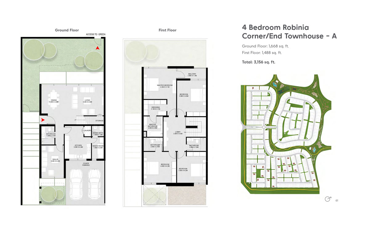 Masaar Robinia floor plan 3