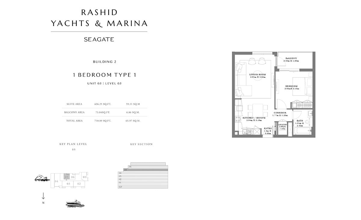 Seagate Mina Rashid floor plan 1