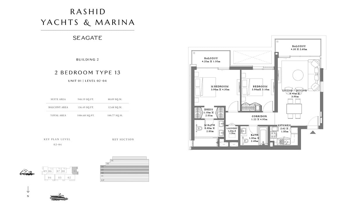 Seagate Mina Rashid floor plan 3