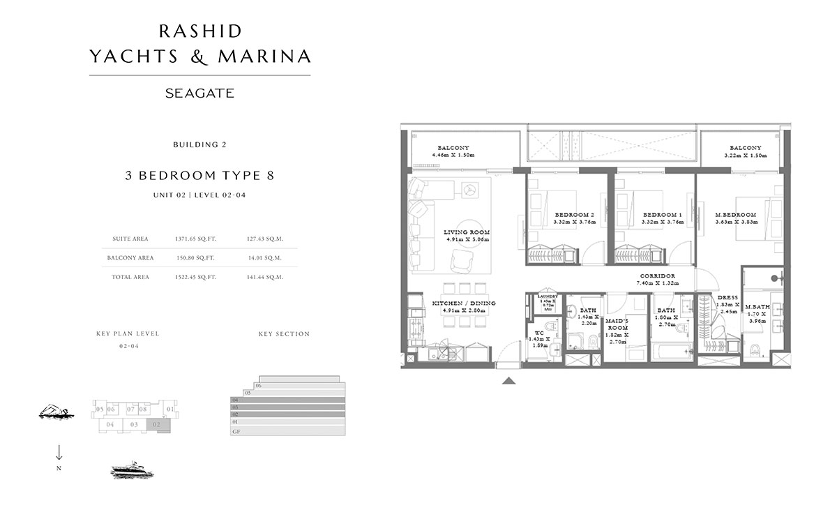 Seagate Mina Rashid floor plan 4