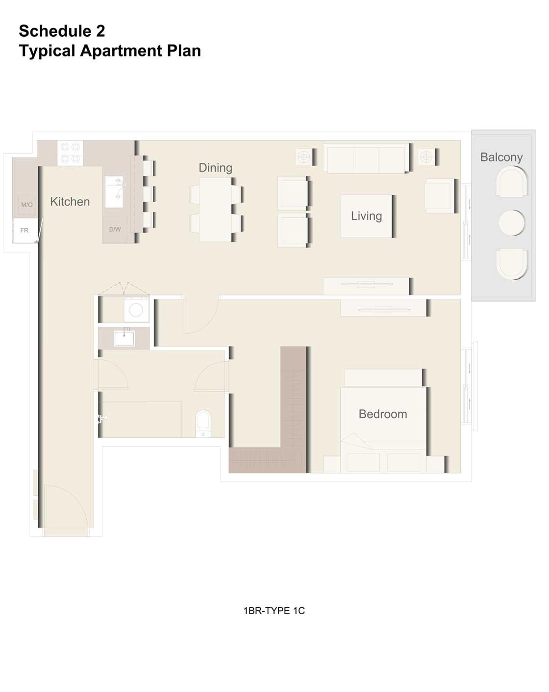 Eaton Place floor plan 2