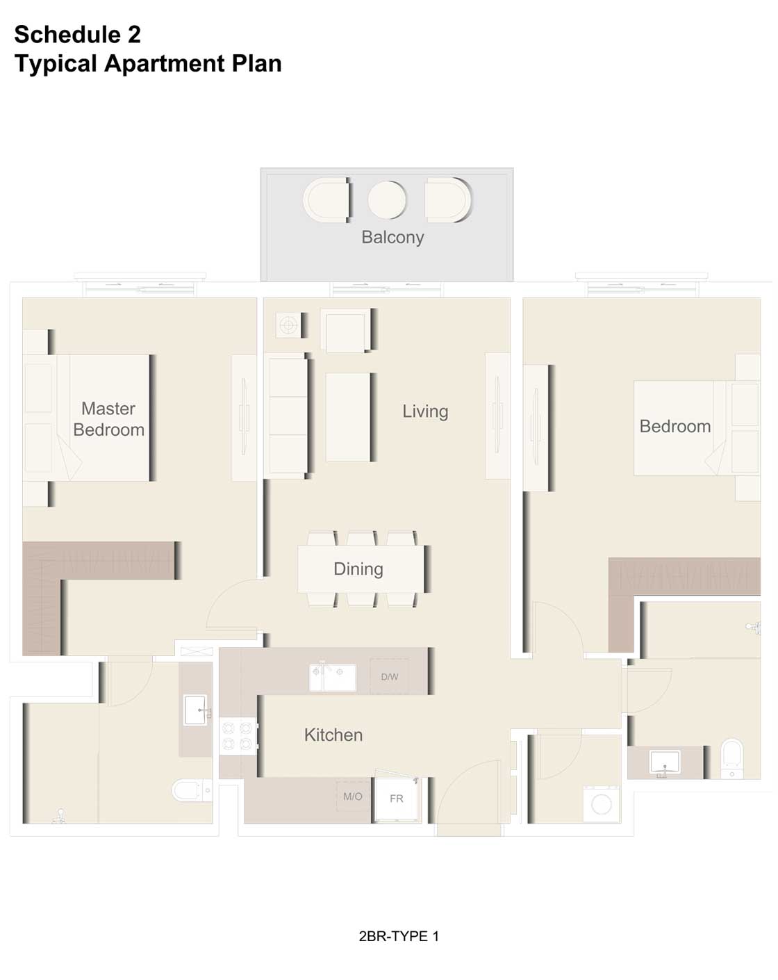Eaton Place floor plan 4