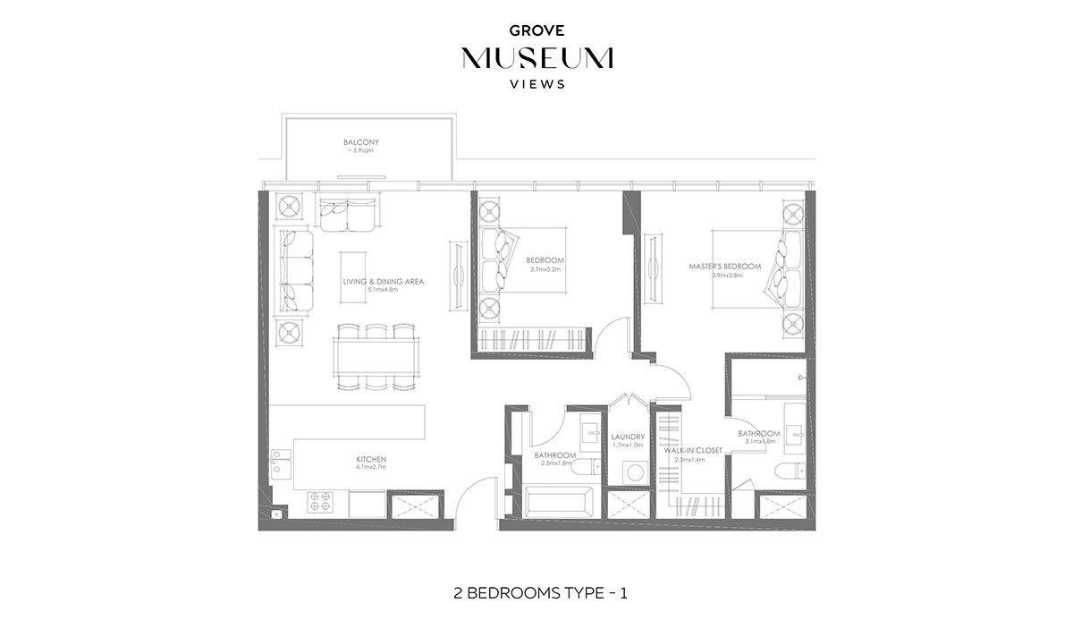Grove Museum Views floor plan 4