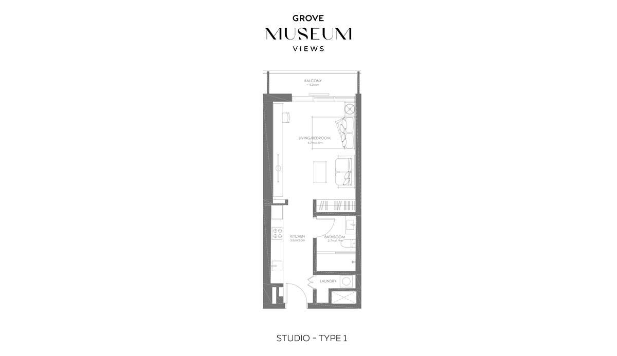 Grove Museum Views floor plan 1